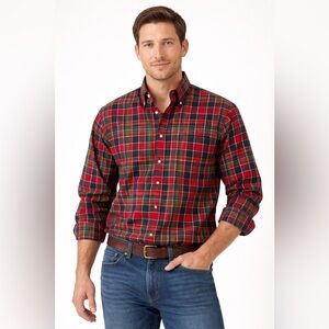 Polo Ralph Lauren Blake Fit Plaid Button Down Shirt Men’s L Large Vintage